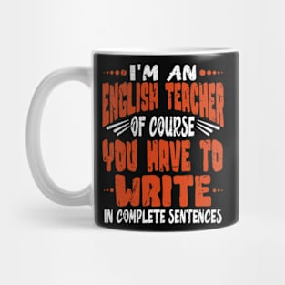 English Teacher Mug